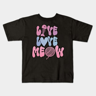 Love Meow Kids T-Shirt